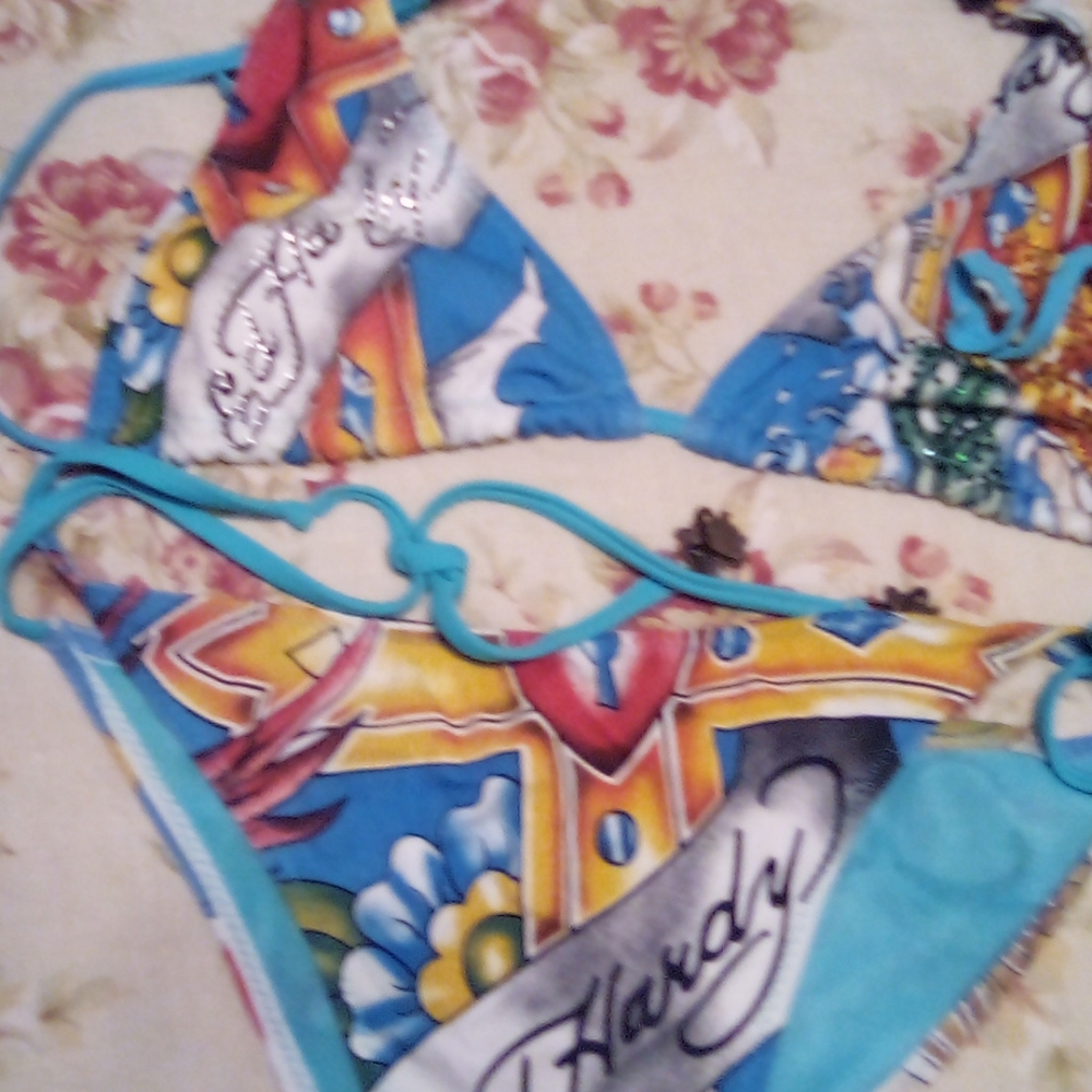 Ed Hardy two piece 👙 bikini
